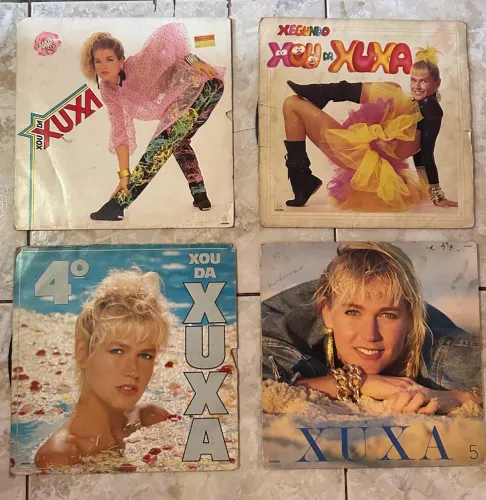 Vinil Xuxa - 4 LPs