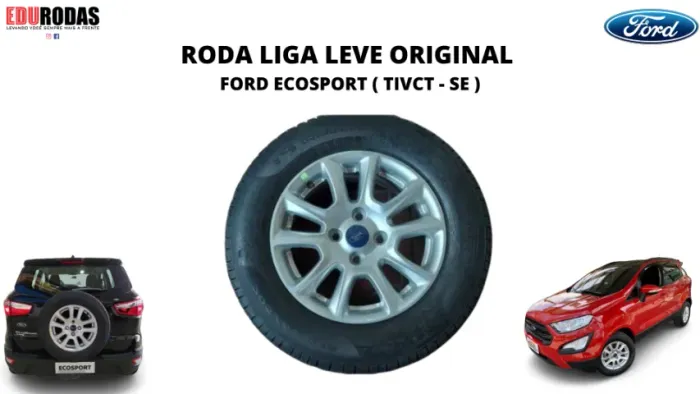 Step Original Ford Ecosport Tivct ( Roda + Pneu ) R:15 F: 4x108 