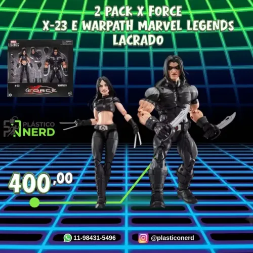 2 PACK X FORCE X-23 E WARPATH MARVEL LEGENDS LACRADOS