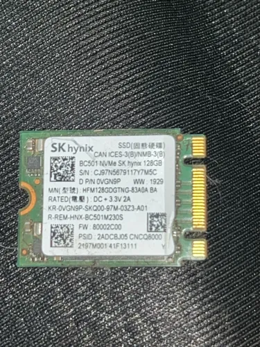 SSD M.2 2230 NVMe 128GB SK Hynix