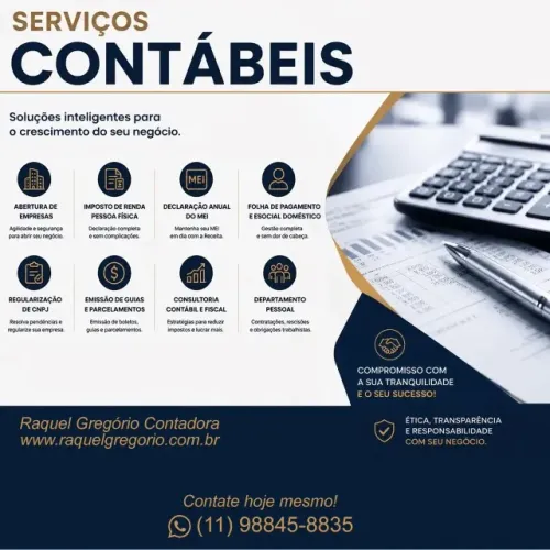 Serviços Contábeis Contabilidade Contadora Contador