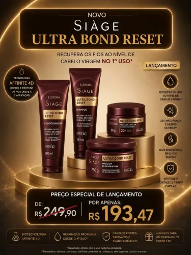 Kit Lançamento Ultra Bond Reset Eudora