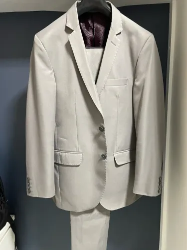 Terno angelo campana slim cinza 44/50 tam m