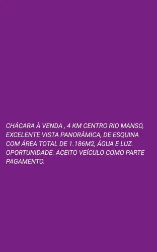 Chacara Rio Manso