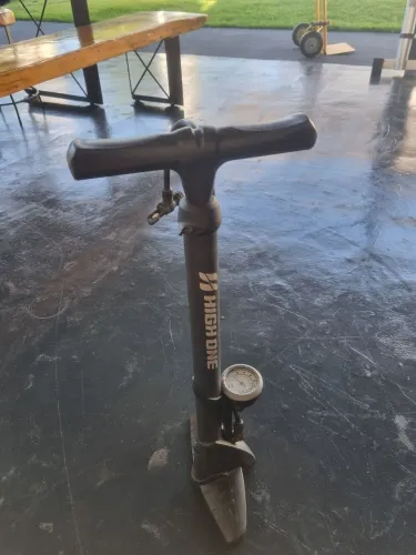 bomba de ar com manômetro