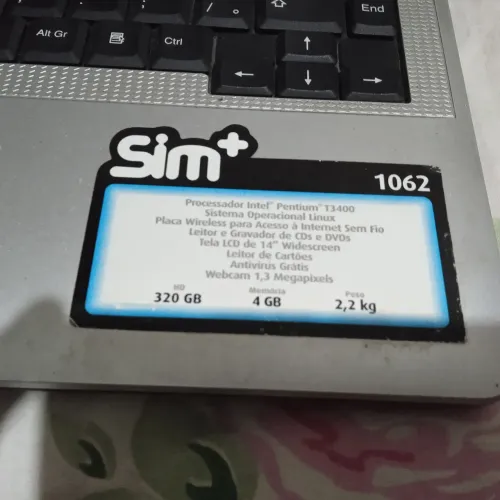 Notebook positivo sim 1062