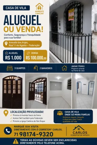 Casa a venda.