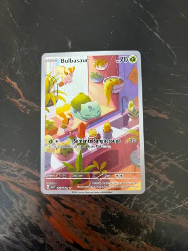 Carta de Pokémon Bulbasaur full art
