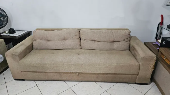 Sofá cama grande 4 lugares Conforto e Praticidade