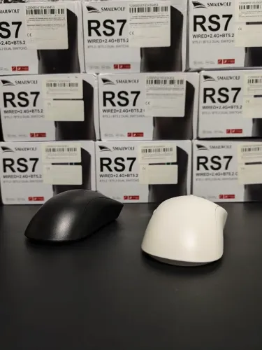 Mouse Gamer SmailWolf RS7 SENSOR PAW3311 Lacrado Bluetooth e Wireless