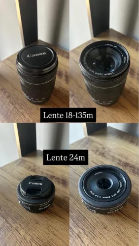 Lente 18-135m e lente 24m