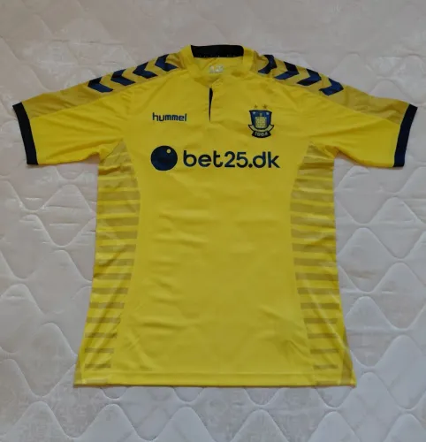 camisa hummel brondby amarelo GG de 2016