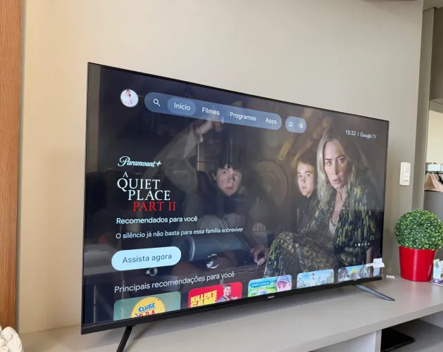 Smart TV Philips 50? 4K UHD Google TV | Estado de Nova | Completa