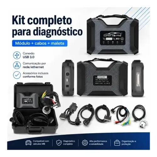 Super Mb Pro M6+ Scanner Mercedes Benz Doip Leve E Pesada