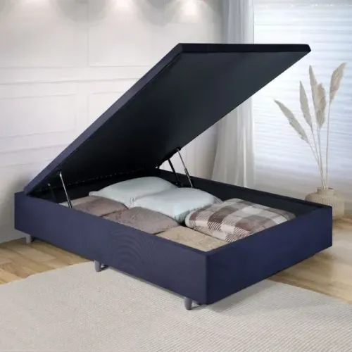 Cama Base Box Baú Viúva Azul Galáxia