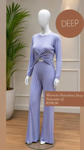 Macacão Pantalona Deep