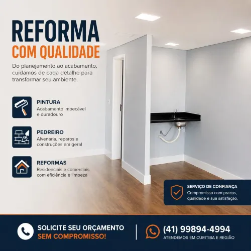 Pintura Pedreiro & Reformas em Geral Residencial e Prédial 