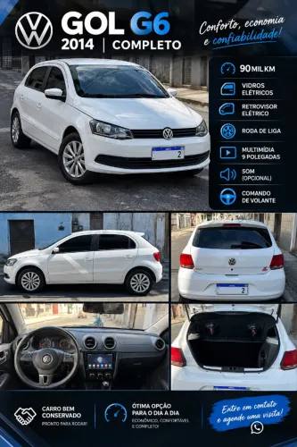 Volkswagen Gol Geração VI 1.0 8V MI Total Flex Mec. 4P 2014