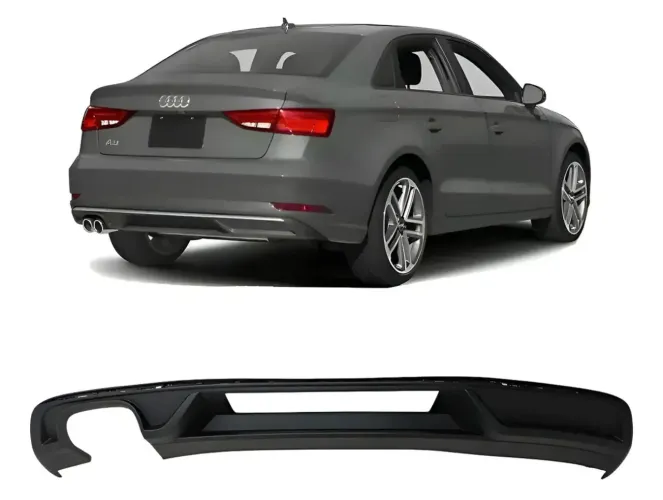 Spoiler Inferior Traseiro Audi A3 Sedan 2017 2018 2019 2020