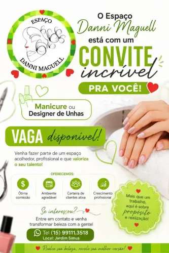 Oportunidade pra vc designer de unhas