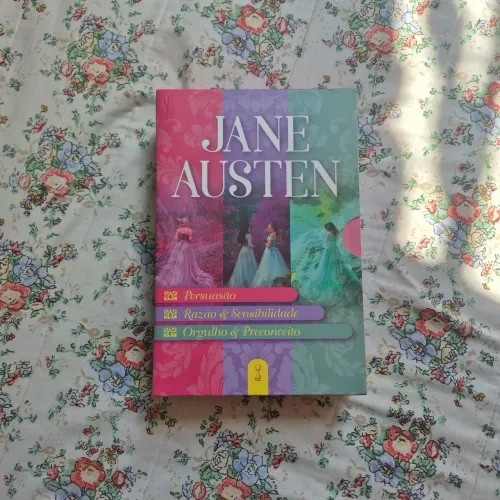 Box 3 Livros Jane Austen (Persuasão, Razão e Sensibilidade, Orgulho e Preconceito)