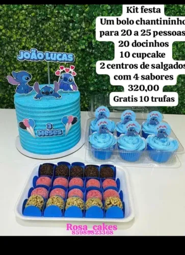 Bolos e salgados 