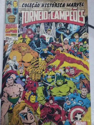 HQ quadrinhos Marvel Coleção Histórica Marvel Torneio de Campeões