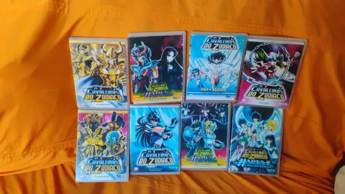 Sinta o Cosmo se Elevar! Coleção Completa Cavaleiros do Zodíaco em DVD.