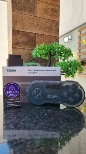 CONTROLE SEM FIO SUPER NINTENDO E SUPER FAMICOM NOVO