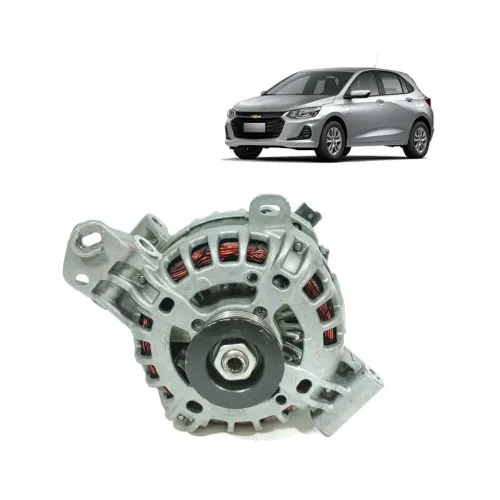 Alternador Chevrolet Onix Prisma Spin Cobalt 1.0/1.4/1.8 2017 a 2020 Polia Fixa Original