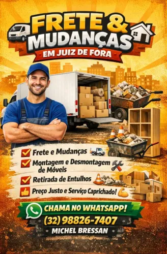 FRETE MUDANÇA DESMONTAGEM E MONTAGEM