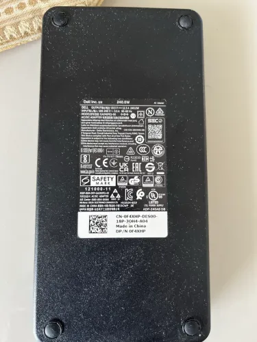 CARREGADOR NOTEBOOK DELL 240W ORIGINAL