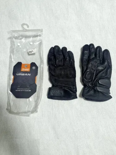 luva de couro para motocicleta X 11, URBAN, nova sem uso *