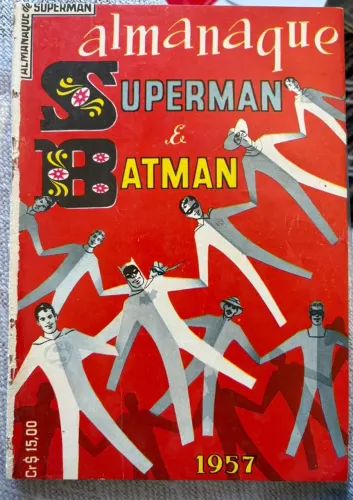 Almanaque Superman e Batman REFILADO 1957 Ebal