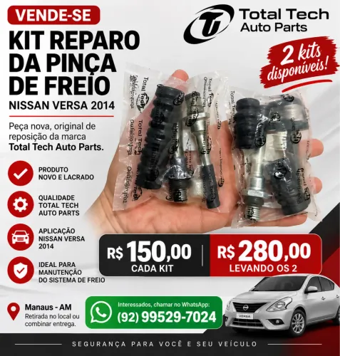 kit Reparo da pinça de Freio