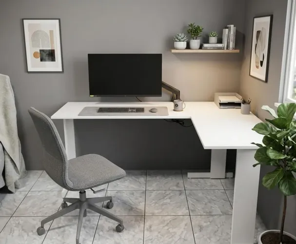 ? Mesa em L em MDF - SÓ R$ 350 com Entrega GRÁTIS em Manaus! 