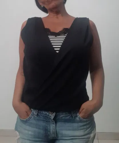 blusa viscose marisa tam. 38