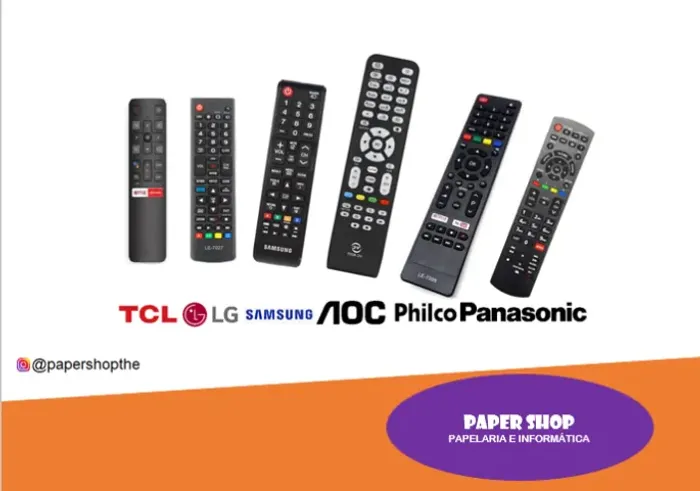 controle para tv smart varias marcas