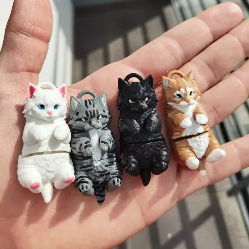 Chaveiro Gatinho Gato Fofo Articulado - Disponível no atacado para revenda