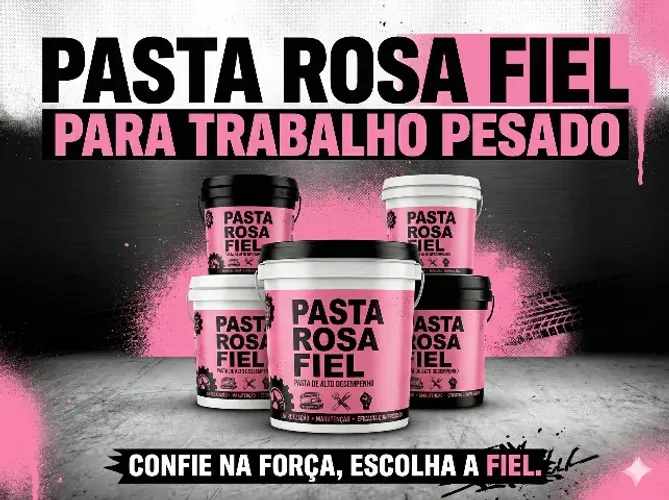 Pasta Rosa Fiel 10kg/20kg - Limpeza Pesada (Mecânicos e Oficinas)
