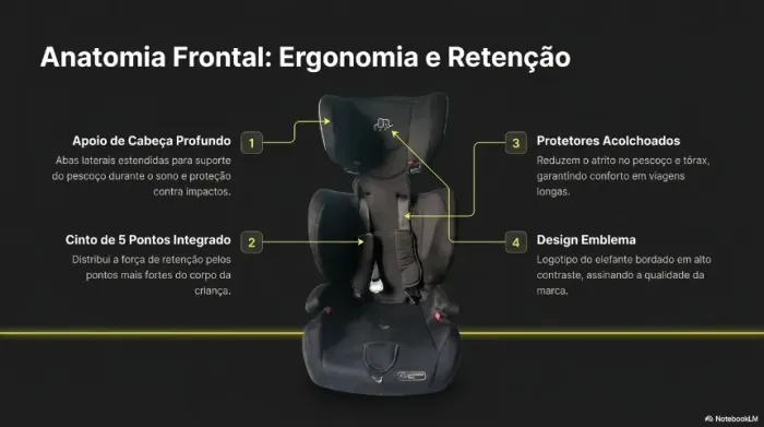 Cadeira para Auto Multikids Baby BB517 (9-36kg) - Segurança e Conforto - Estado de Nova!