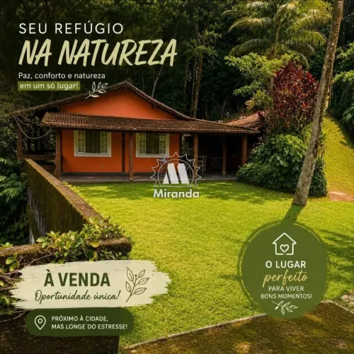 Chácara de 3.514m² em Guapimirim, piscina e churrasqueira