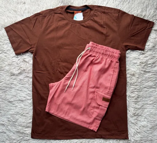 Kit Camisa e Short Linho