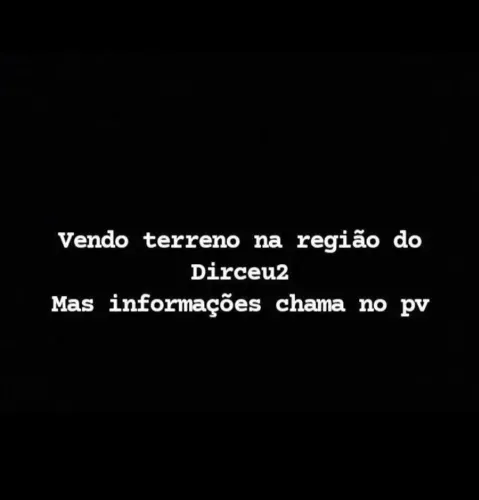 Vendo terreno em comunidade