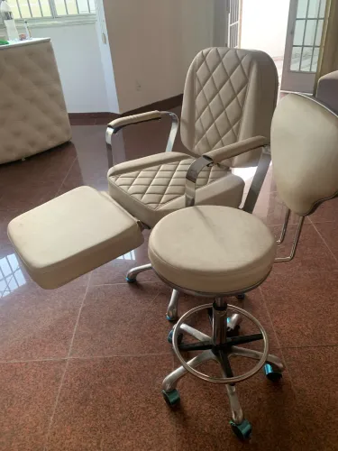 Cadeira maquiagem + mocho