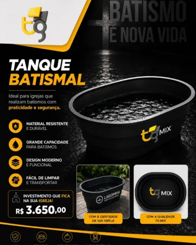 Tanque Batismal TG mix 