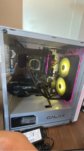 PC Gamer Completo - i3 10ª Gen | GTX 1650 | 16GB Dual Channel | Estética Clean Branca