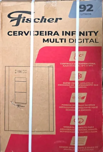 Cervejeira Fischer Infinity Multi 92l Cor Preta 220V