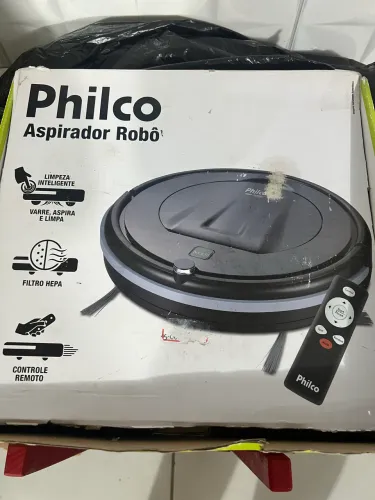 Aspirador robô não tem o carregador