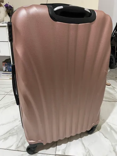 Mala de Viagem Grande Rose Expansível 32kg próximo ao ParkShopping Campo Grande